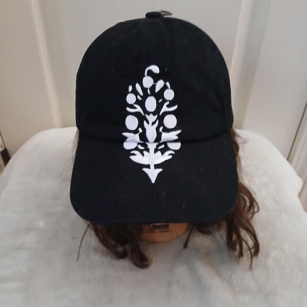 NWT Free People FP Movement Blooming Buti Baseball Cap Black Minimalist Classic
